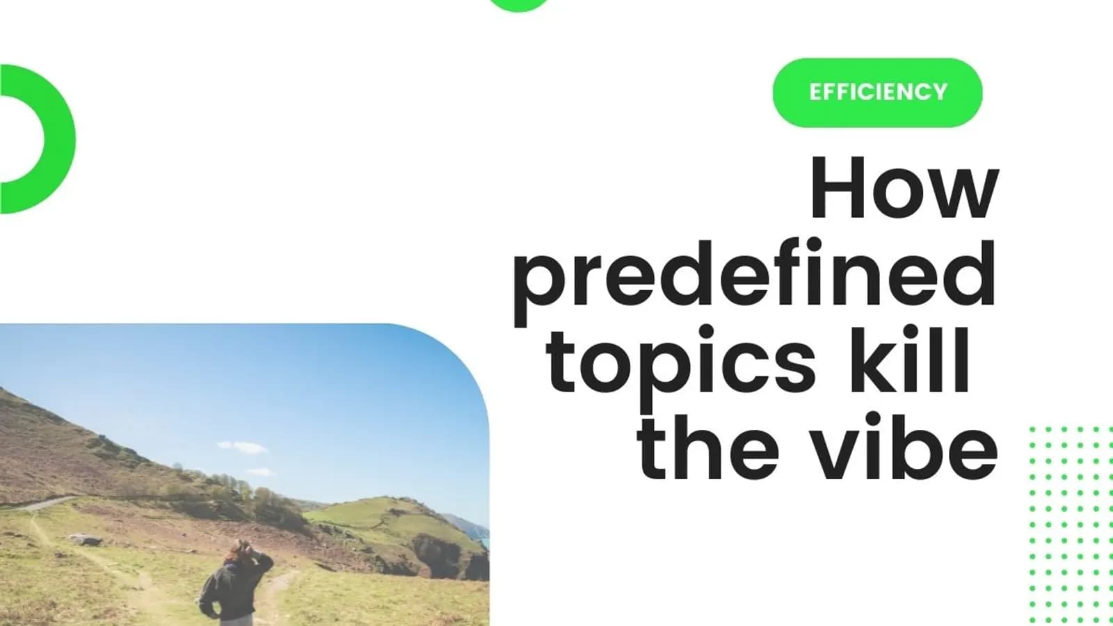 Predefined topics