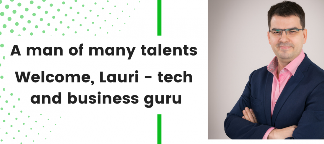 Feelingstream blog post TEAM – Lauri Wlcome,Lauri! Tech and business guru-