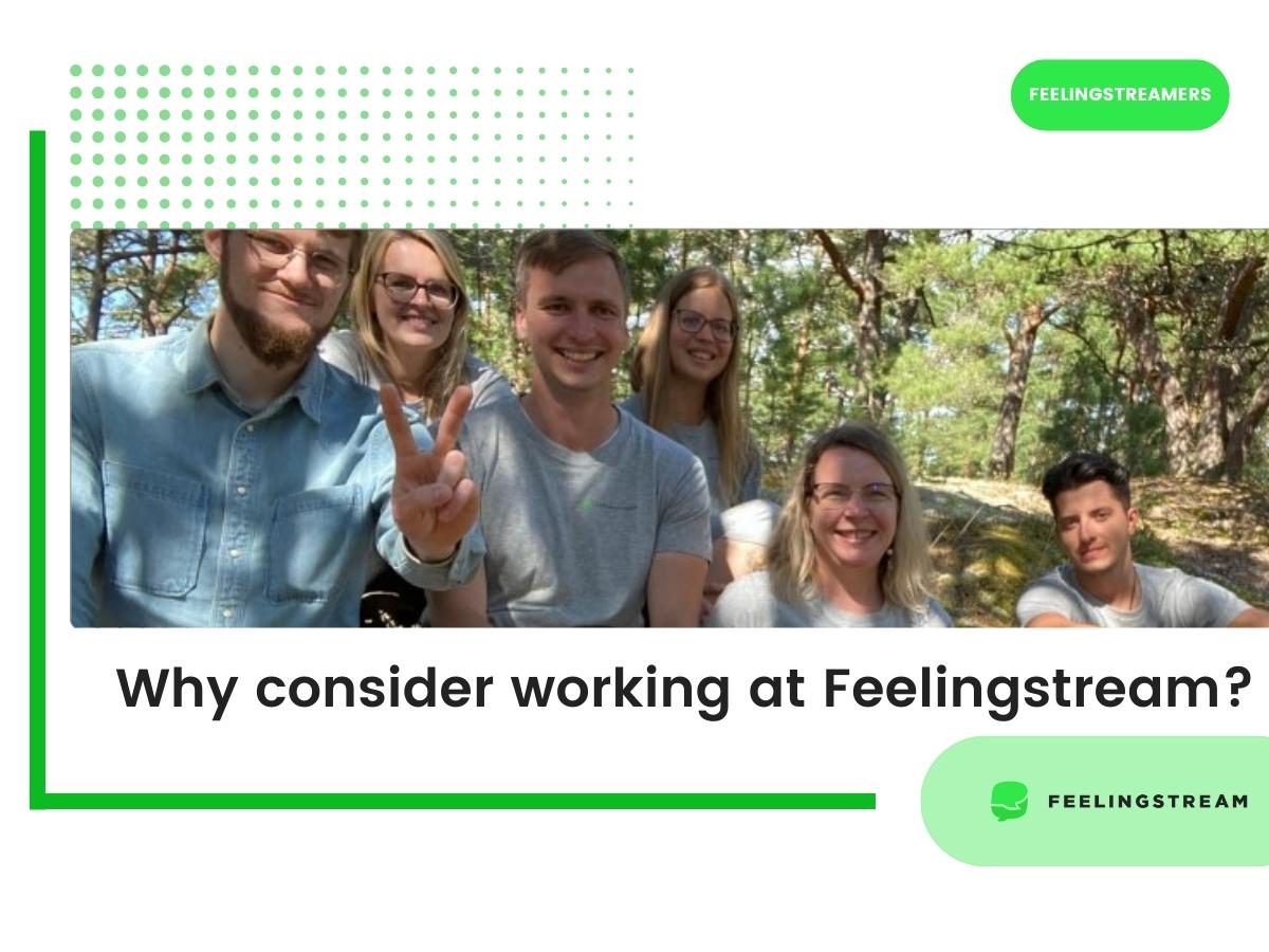 Why consider working at Feelingstream?