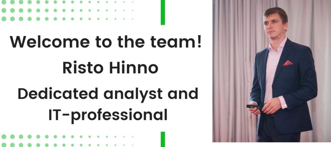 Dedicated analyst and IT-professional on board. Welcome, Risto!