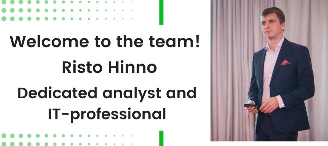 Dedicated analyst and IT-professional on board. Welcome, Risto! Dedicated analyst and IT-professional on board. Welcome, Risto!