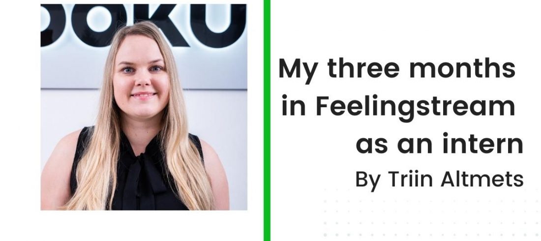 My three months in Feelingstream as an intern, by Triin Altmets My three months in Feelingstream as an intern, by Triin Altmets