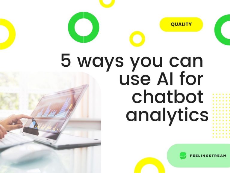 5 ways of using AI for chatbot analytics