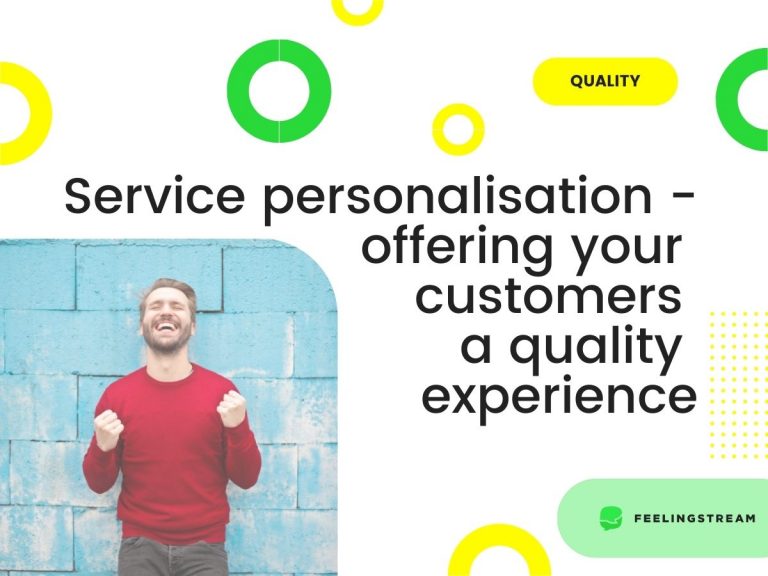 service personalisation for a quality experience