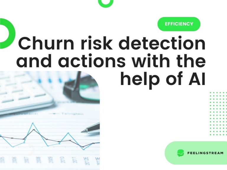 Churn risk retection and actions with AI