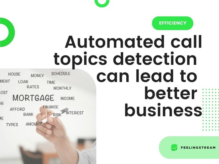 Automated topic detection for better business