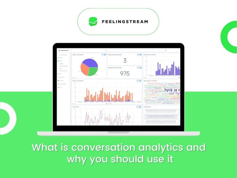 Conversation analytics by Feelingstream Conversation analytics by Feelingstream