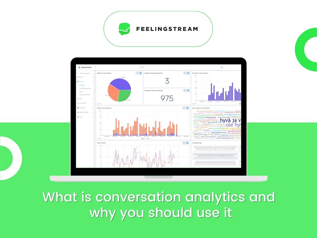 Conversation analytics by Feelingstream Conversation analytics by Feelingstream