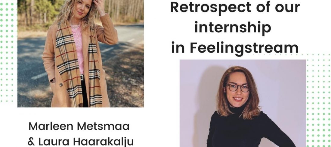 Retrospect of our internship in Feelingstream by Marleen and Laura