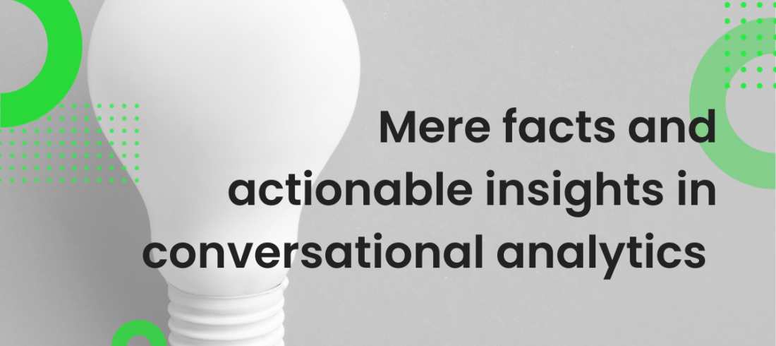 Feelingstream – actionable insight Feelingstream - mere facts and actionable insight