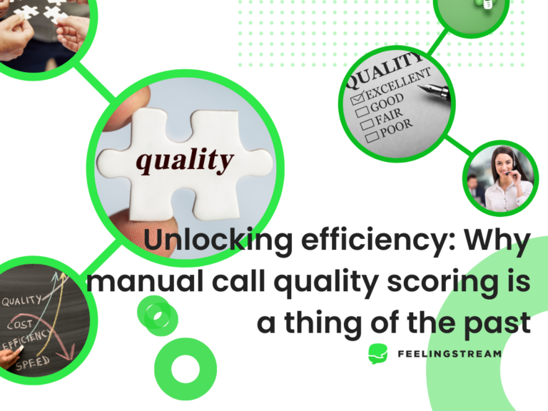 Feelingstream – manual call quality monitoring is in the past Feelingstream - manual call quality monitoring is in the past