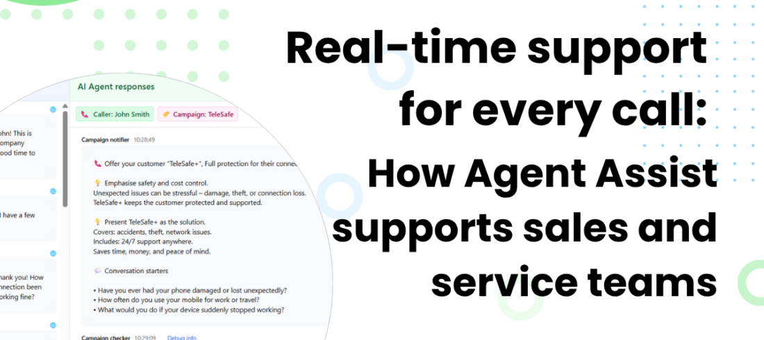 Real-time support with Agent Assist