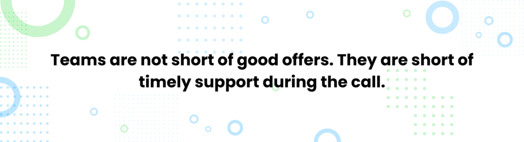 Agent Assist: real-time agent guidance for sales